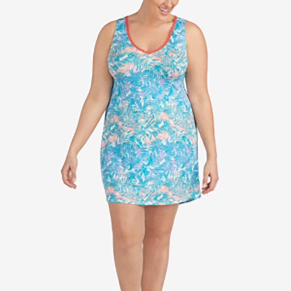 Layla Plus Size Printed Chemise